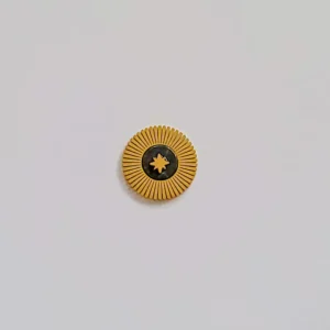 Cabochon Rond Soleil/Étoile en Acier Inoxydable