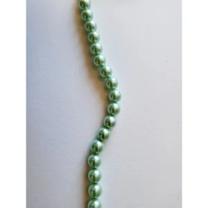 Fil de perles en Coquillage Ronde Vert - 8mm de Pacifique