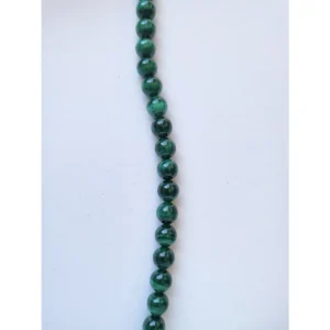 Fil de perles en Malachite Ronde Vert - 8mm de Congo