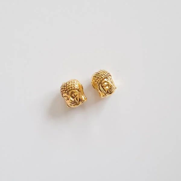 Perles Tête de Bouddha en Acier Inoxydable